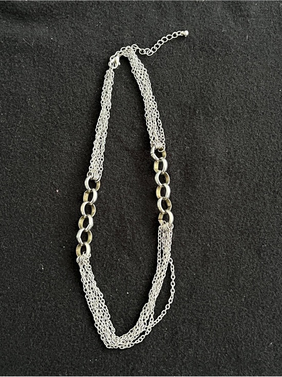 Jewelry - Silver Multi-Strand Chain Necklace